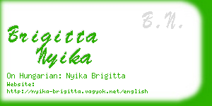 brigitta nyika business card